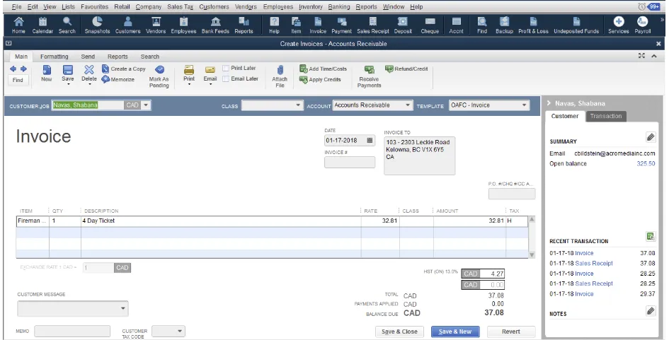 QuickBooks Enterprise integration - set up 4