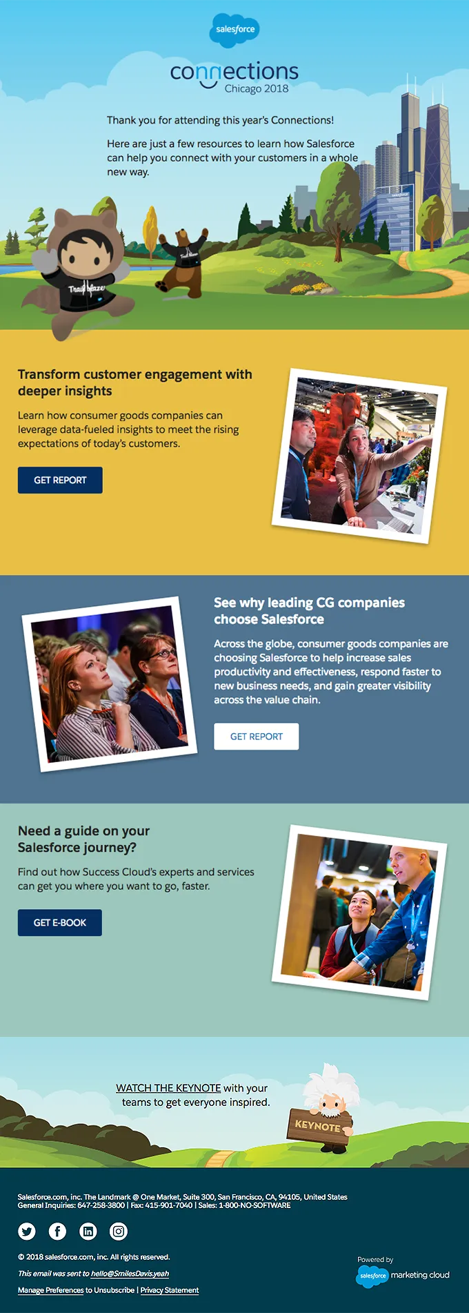 Follow-up campaigns - Salesforce - The importance of automation in B2B email marketing | Acro Media