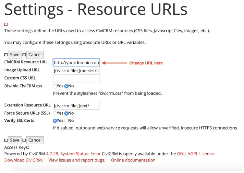 CivicCRM set up 1