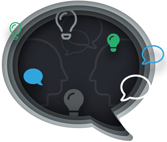 Consulting abstract graphic