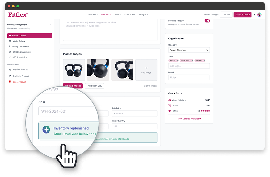 AI-enabled inventory management