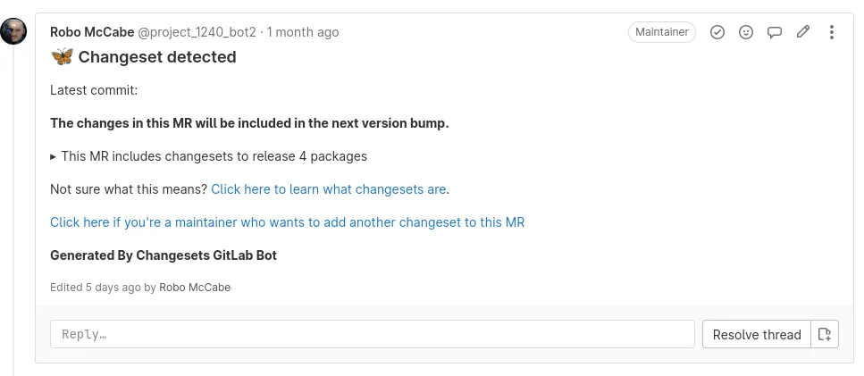 Tech Updates: Changesets