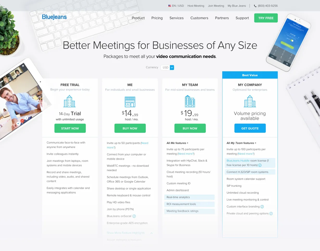 BlueJeans by Verzion | Buying Videoconferencing Subscriptions Online | Acro Commerce Case Studies