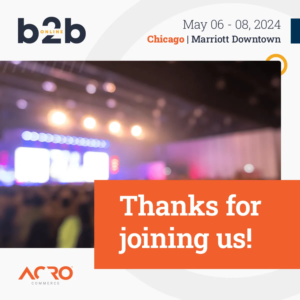 Thank you for joining our presentation "Guiding Digital Growth with Effective Planning" at B2B Online May 6, 2024