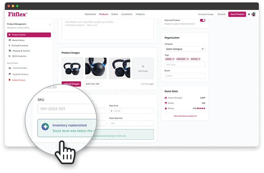 AI-enabled inventory management