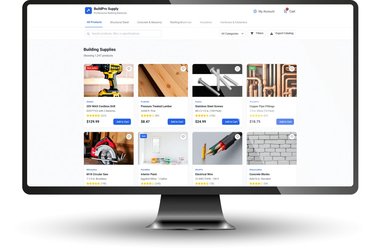 Example of a D2C Commerce Experience for B2B 