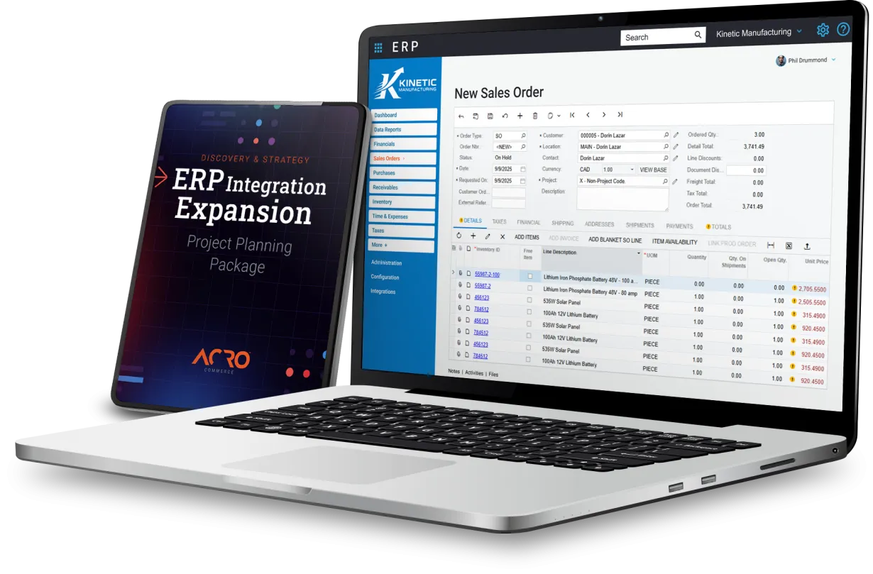 ERP Integration Expansion Project Planning Package