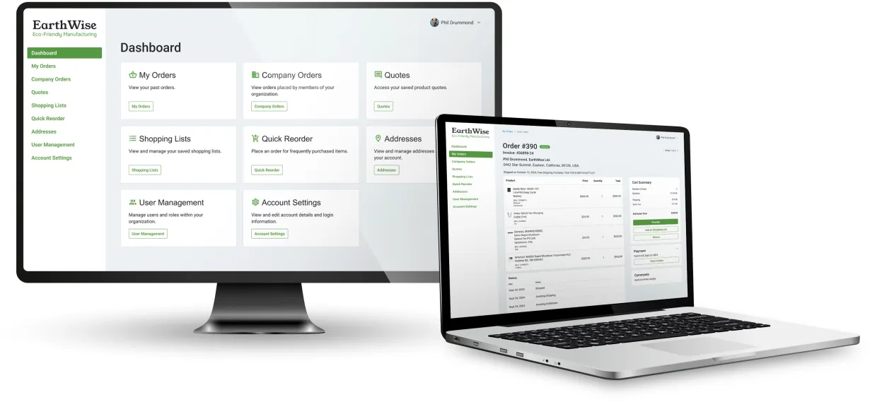 B2B Portal Dashboard