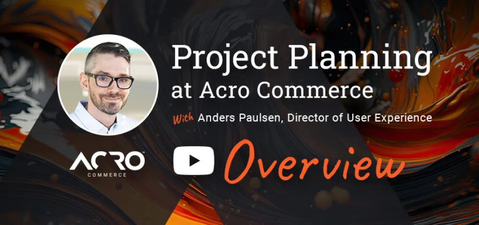 Discovery & Strategy Overview | Project Planning | Acro Commerce